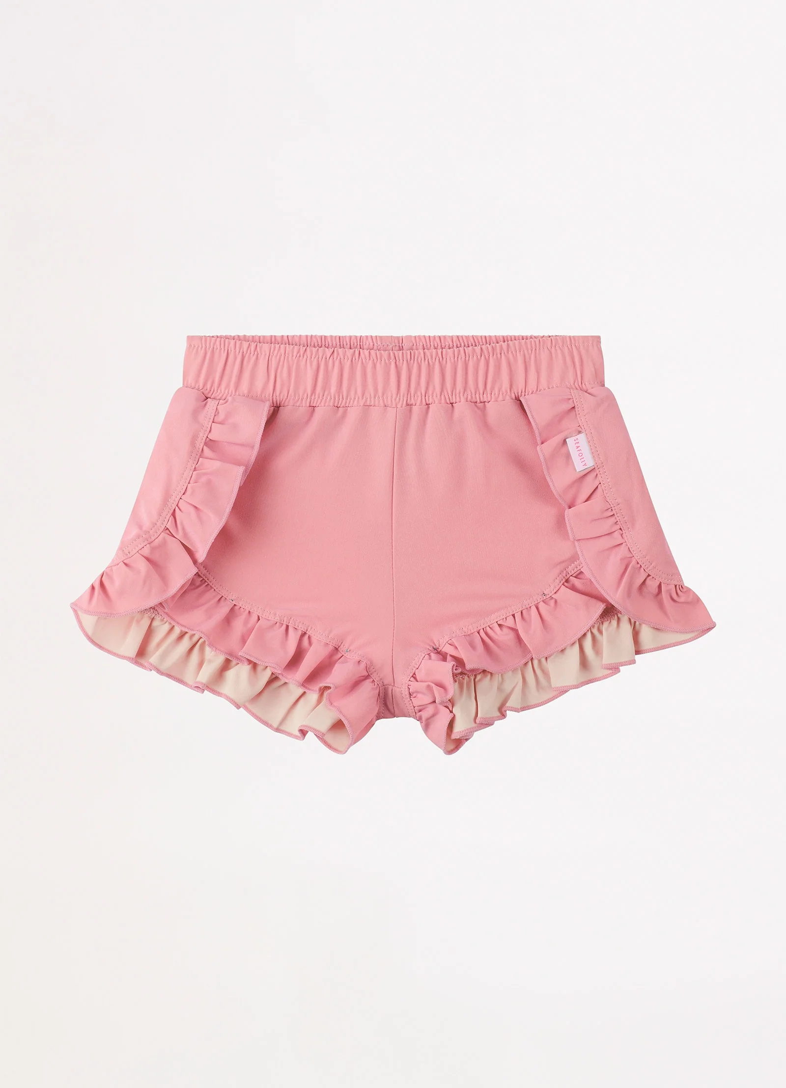 Summer Essentials Girls Ruffled Boardshorts - Rose - Image 3