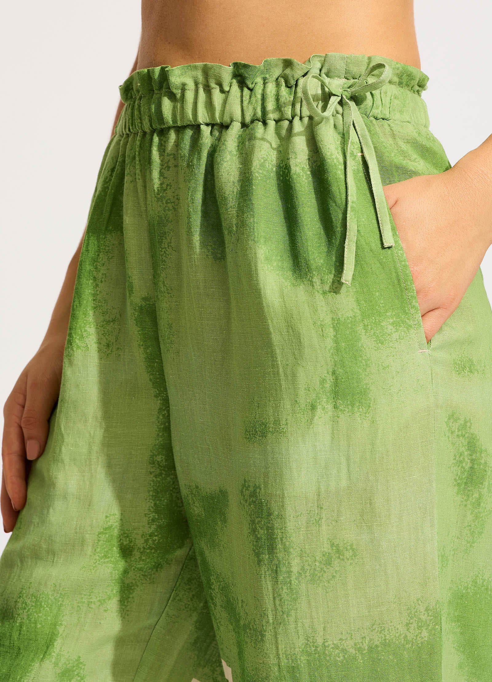 Sunray Drawstring Pant - Sage - Image 5