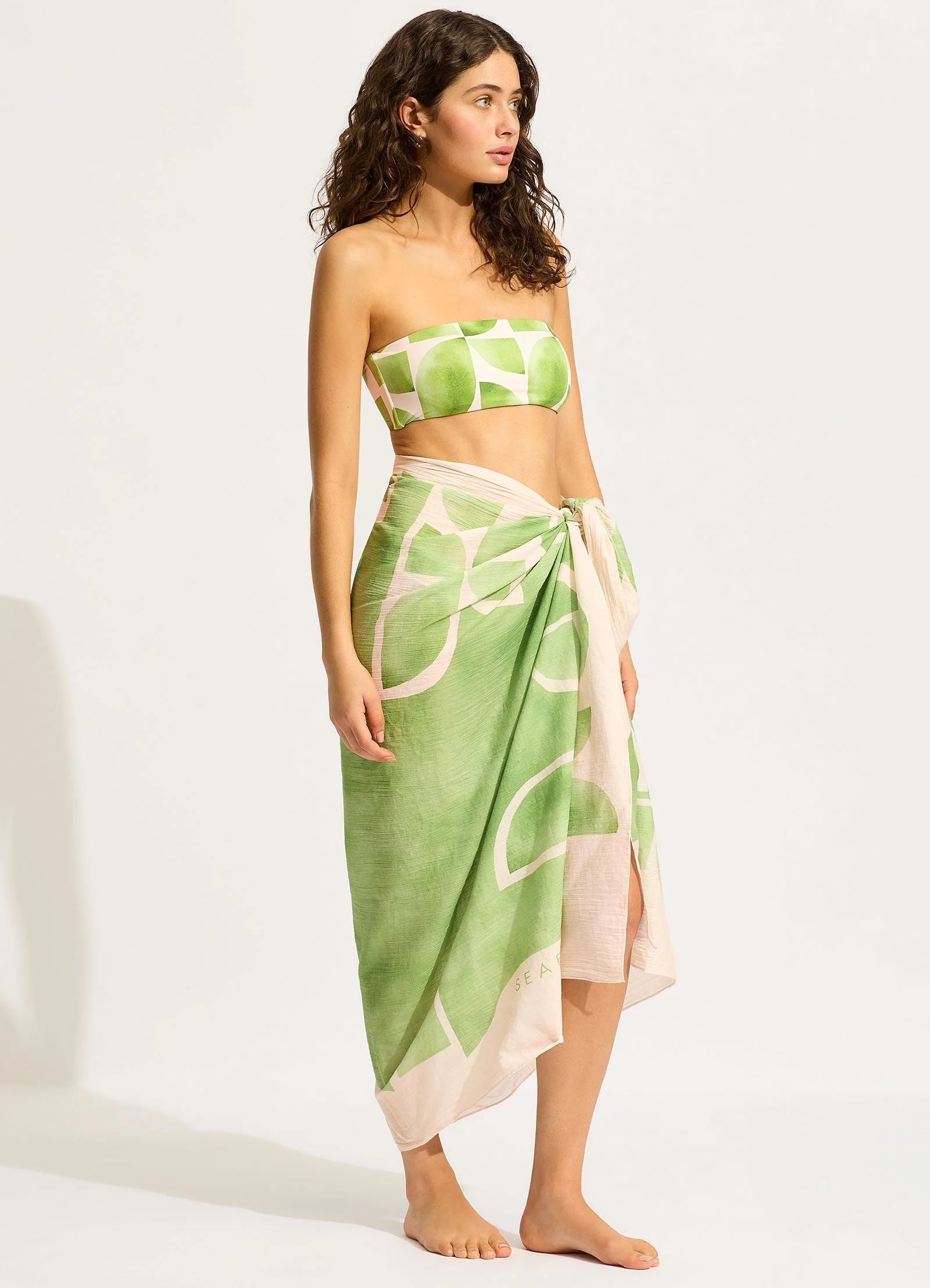 Sunray Sarong - Sage - Image 2