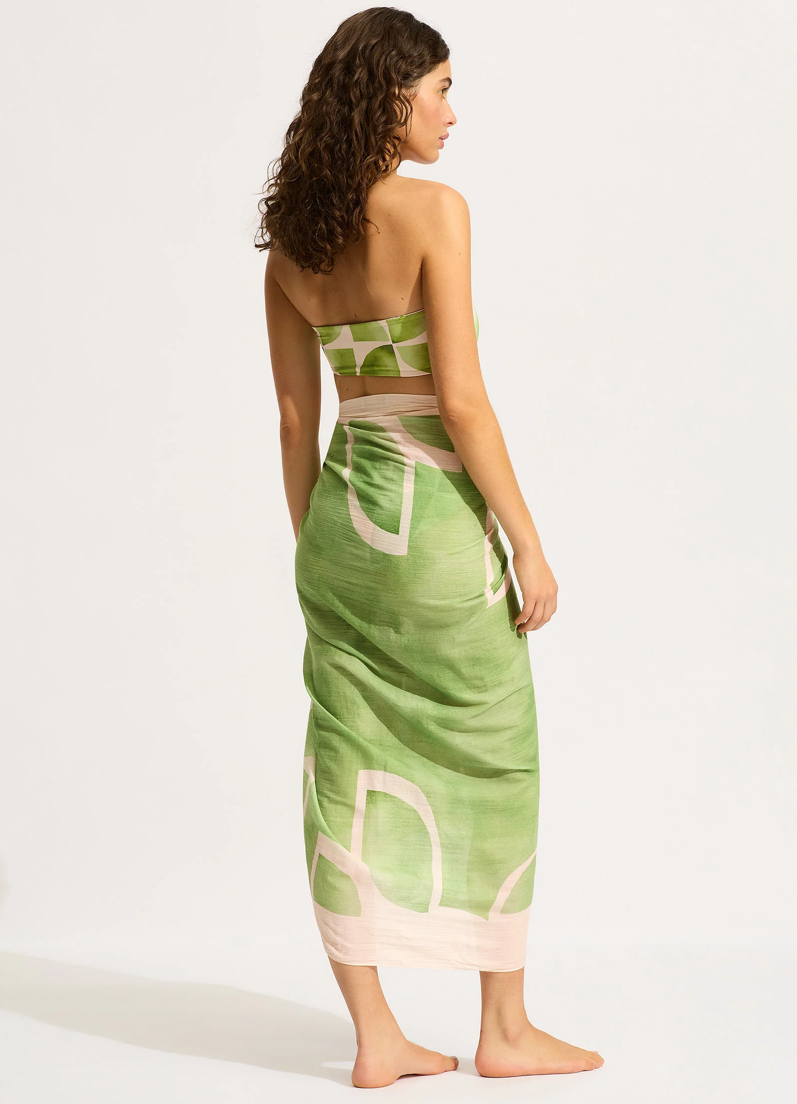 Sunray Sarong - Sage - Image 3