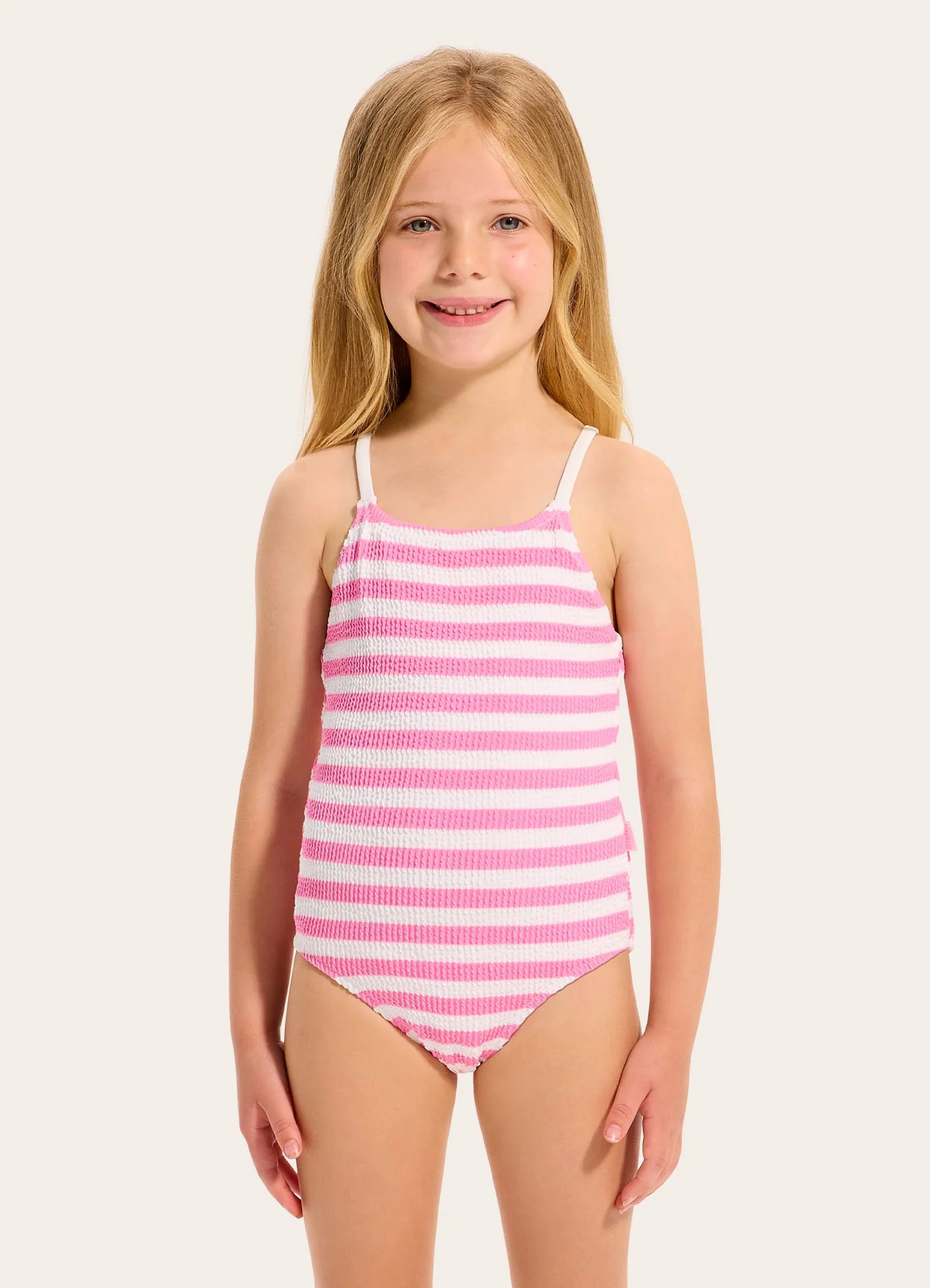 Texture One Piece Swimsuit - Image 2