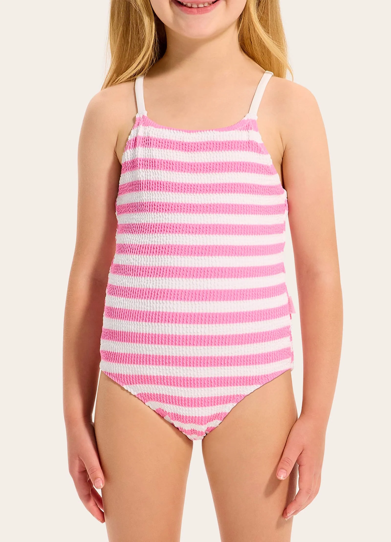 Texture One Piece Swimsuit - Image 3