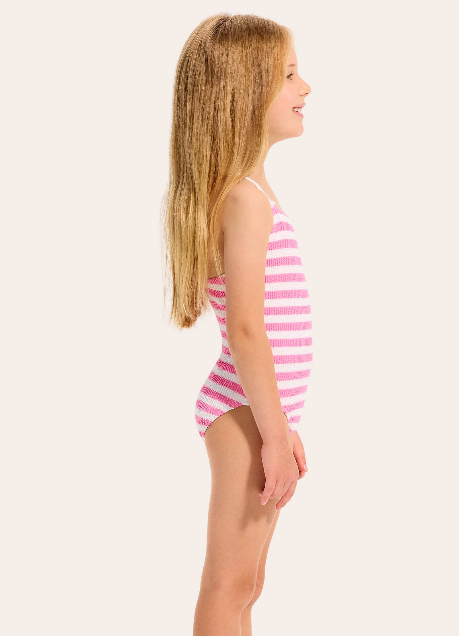 Texture One Piece Swimsuit - Image 4