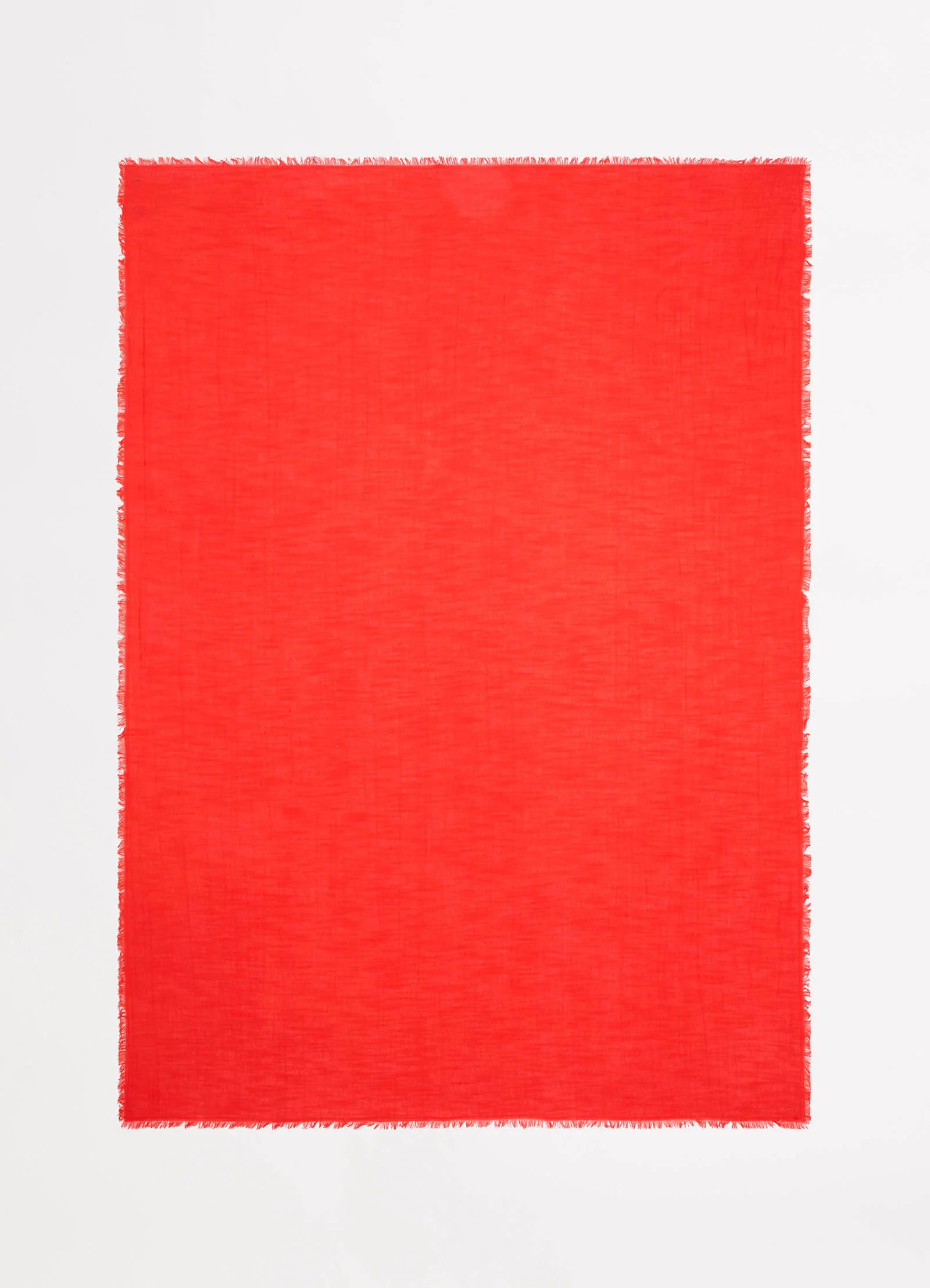Textured Cotton Beach Wrap - Flame - Image 6