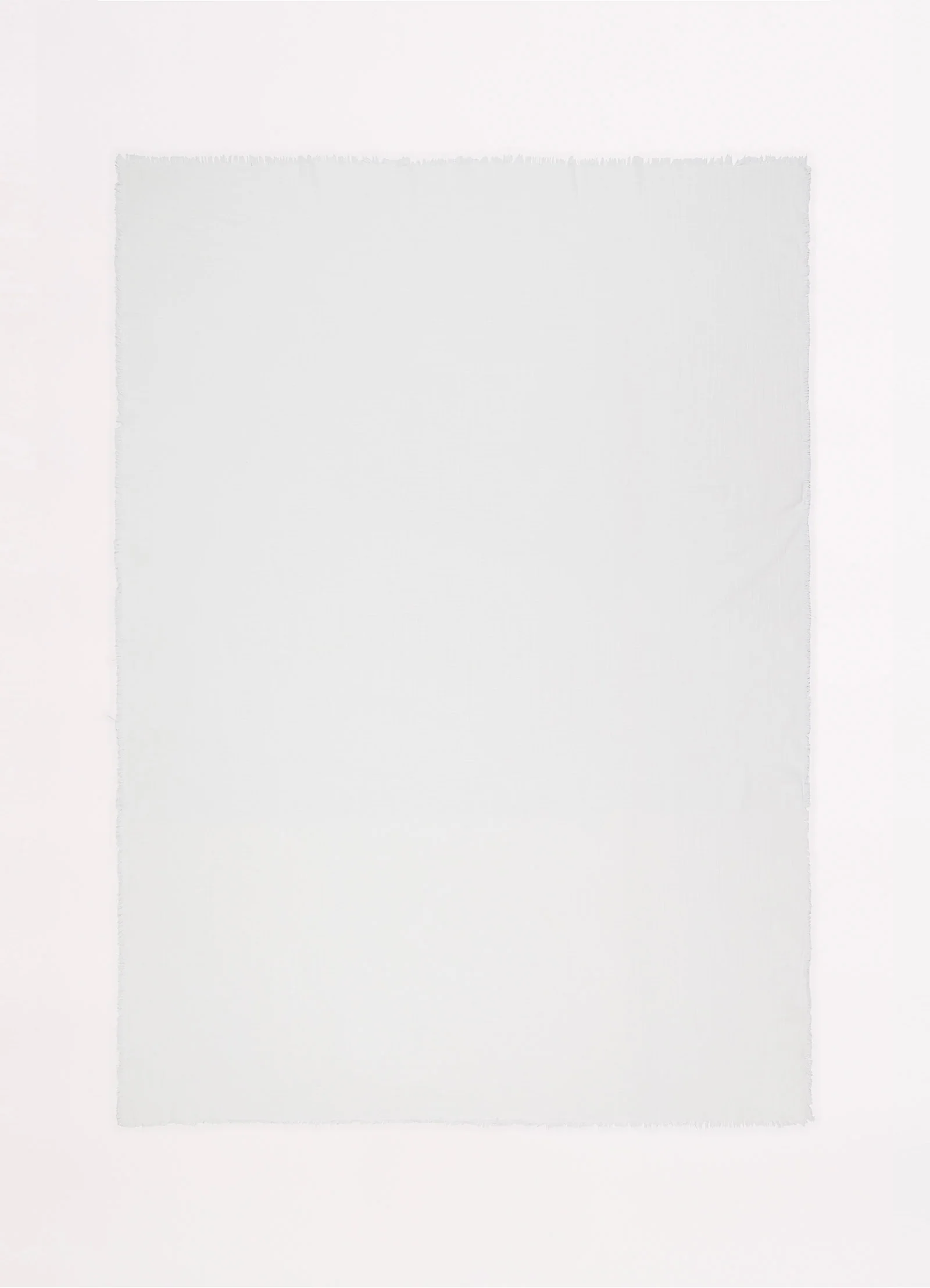 Textured Cotton Beach Wrap - White - Image 3