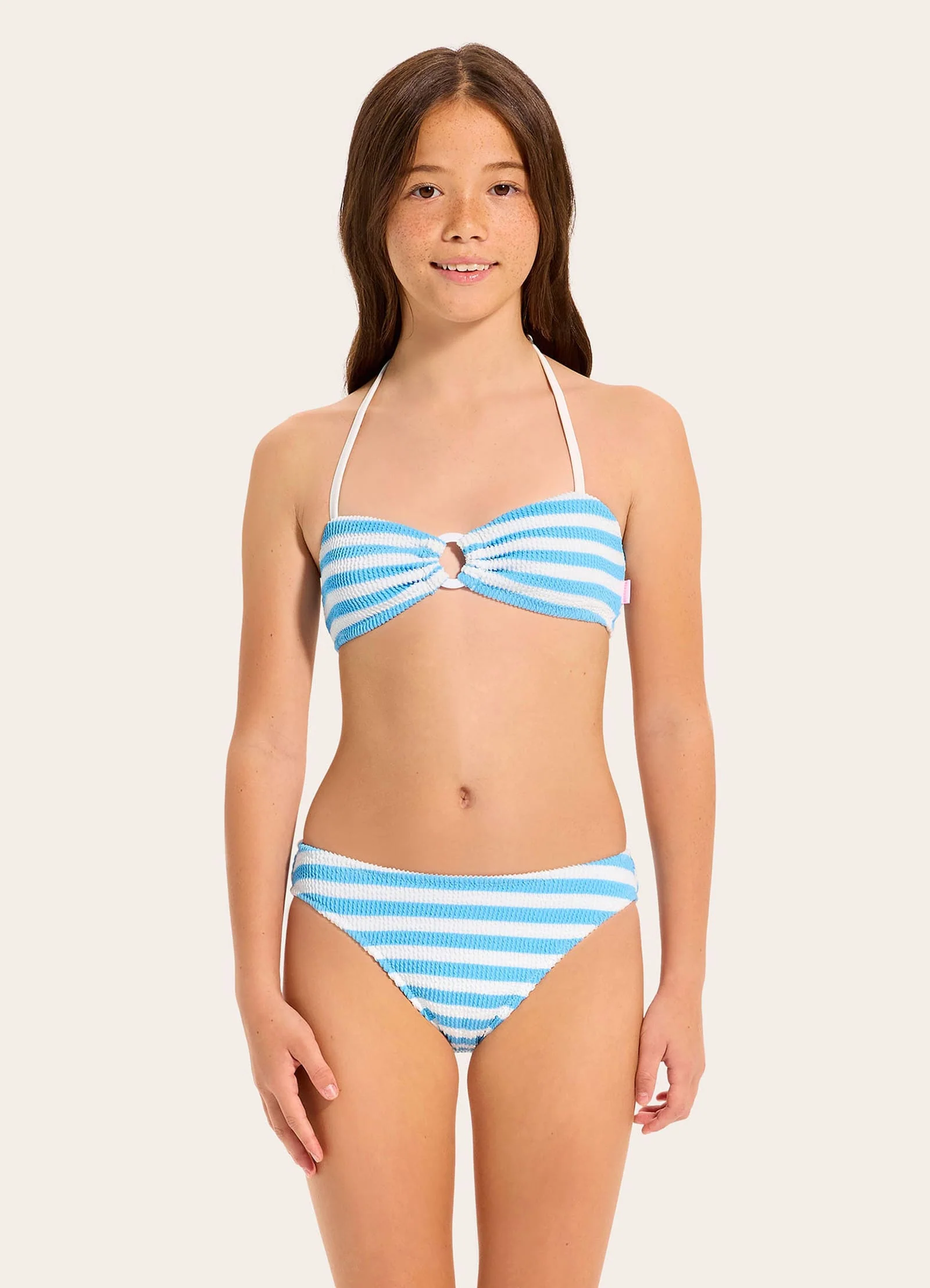 Textured Stripe Bikini - Image 2