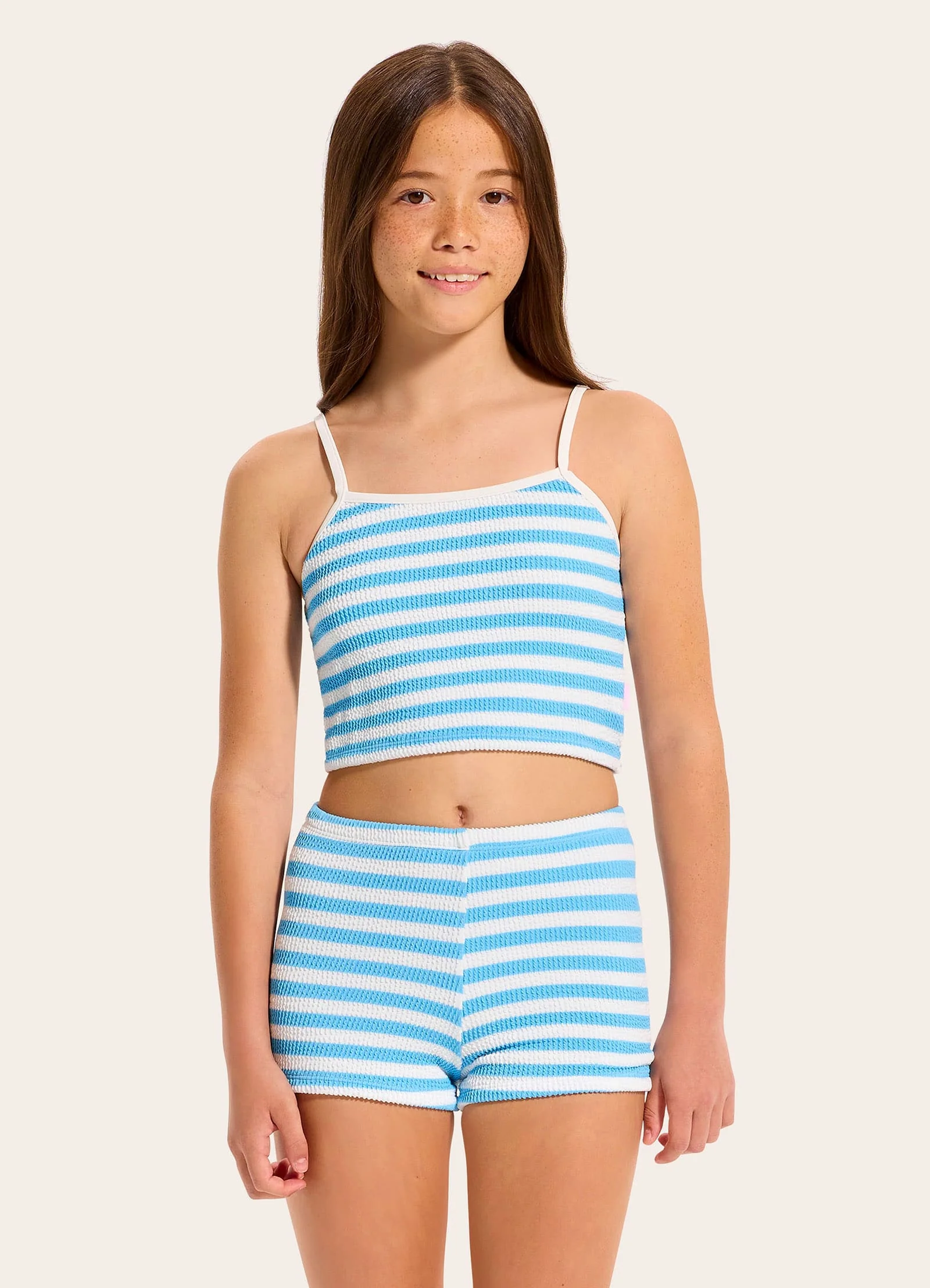 Textured Tankini Set - Image 2