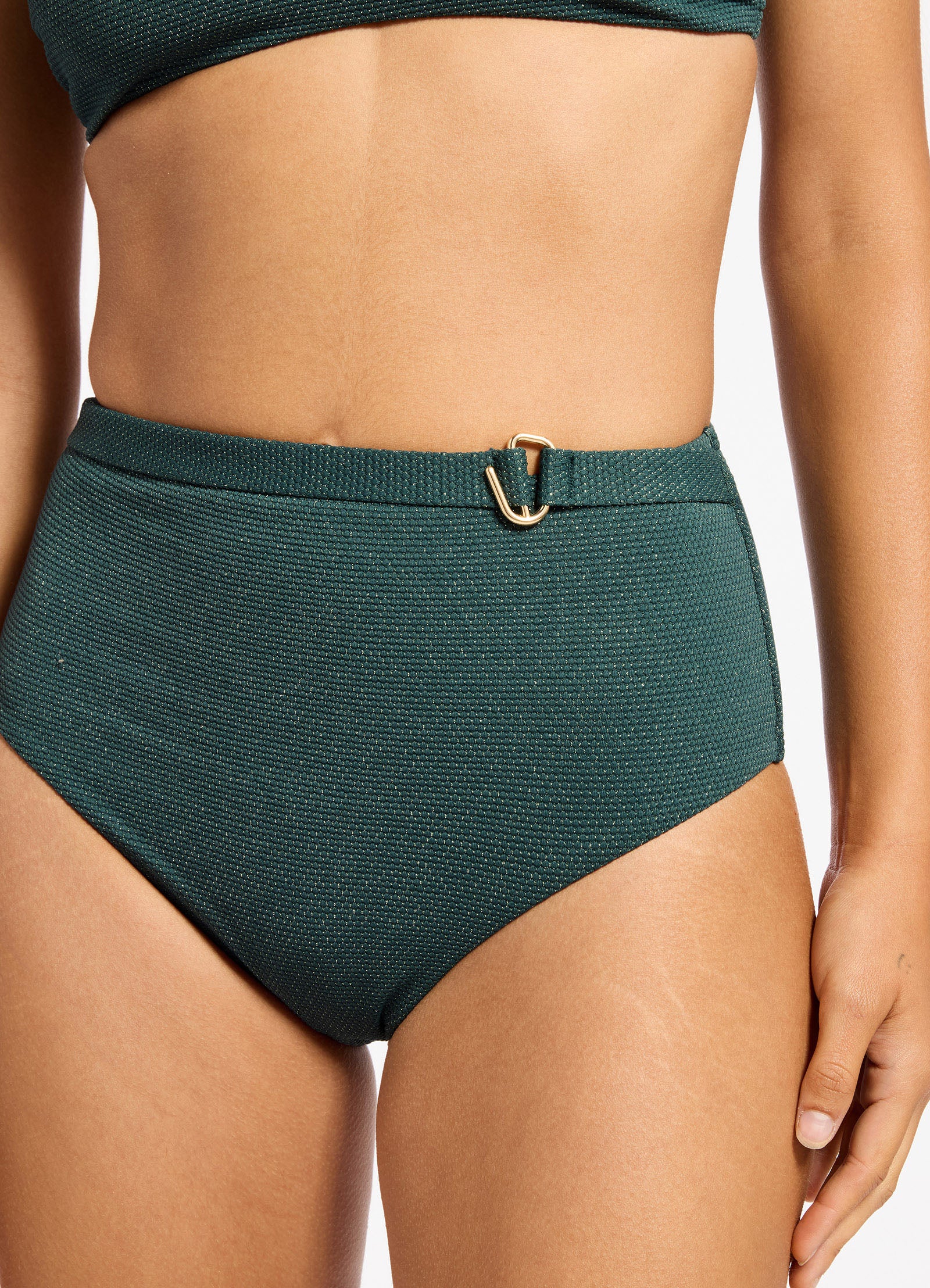 Tirari Nights High Waist Bikini Bottom - Image 6