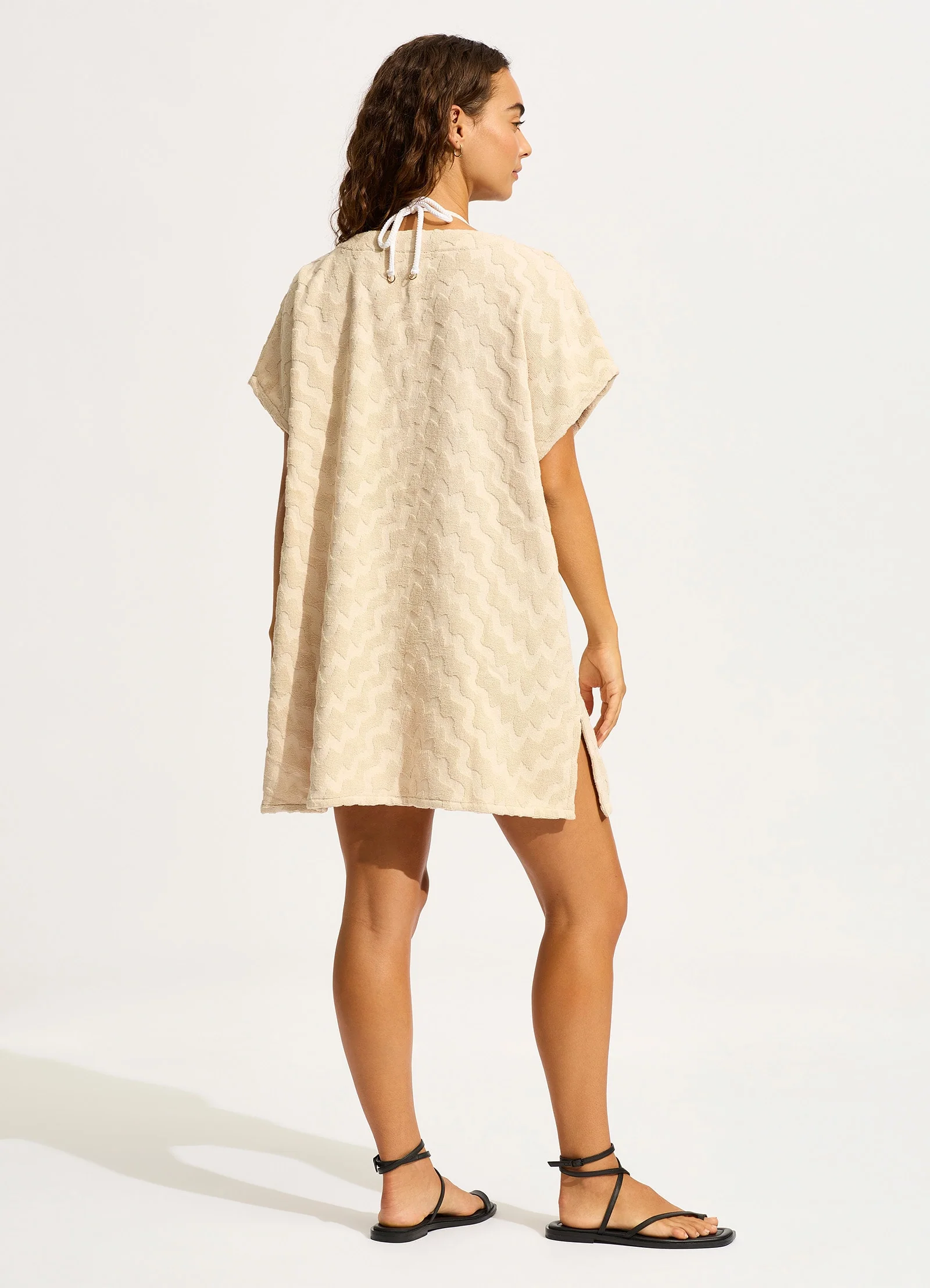 Towel Poncho - Sand - Image 3