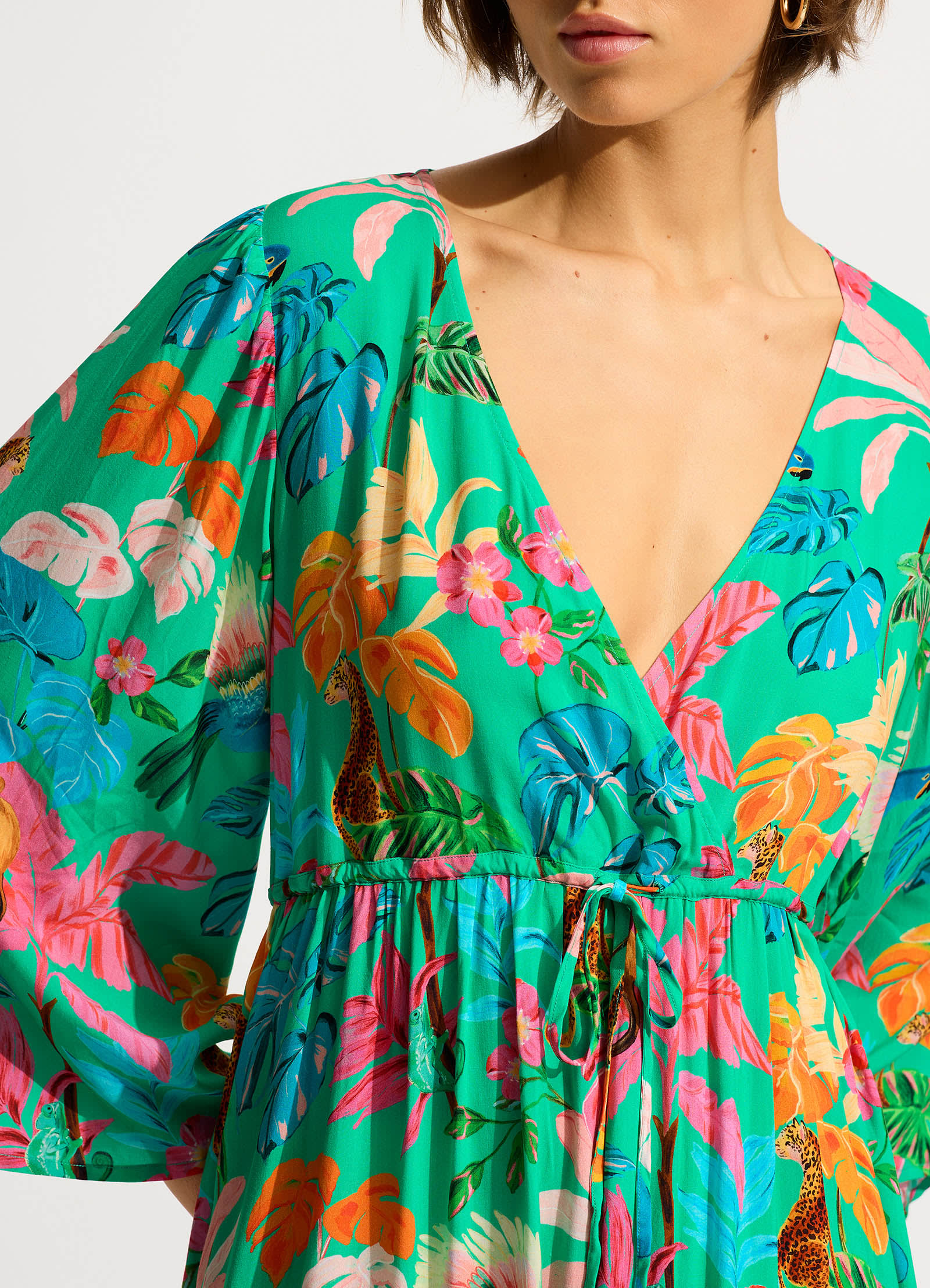 Tropica Maxi Dress - Jade - Image 4
