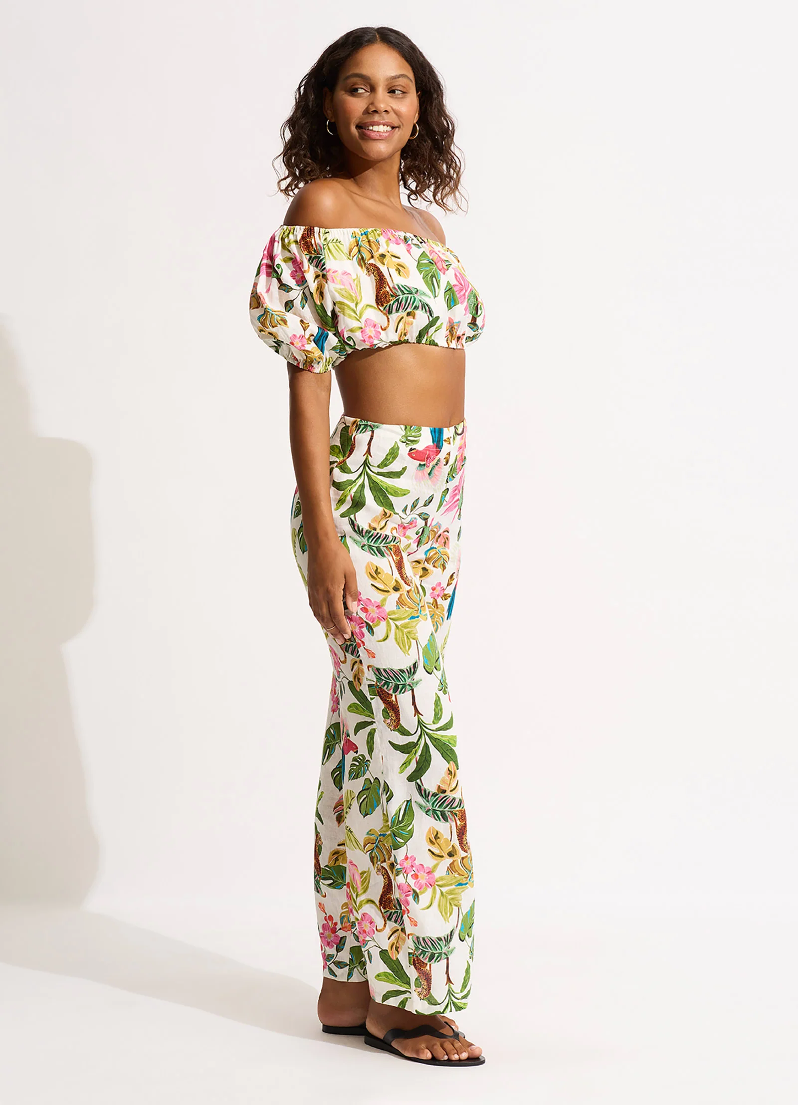 Tropica Pant - Ecru - Image 3