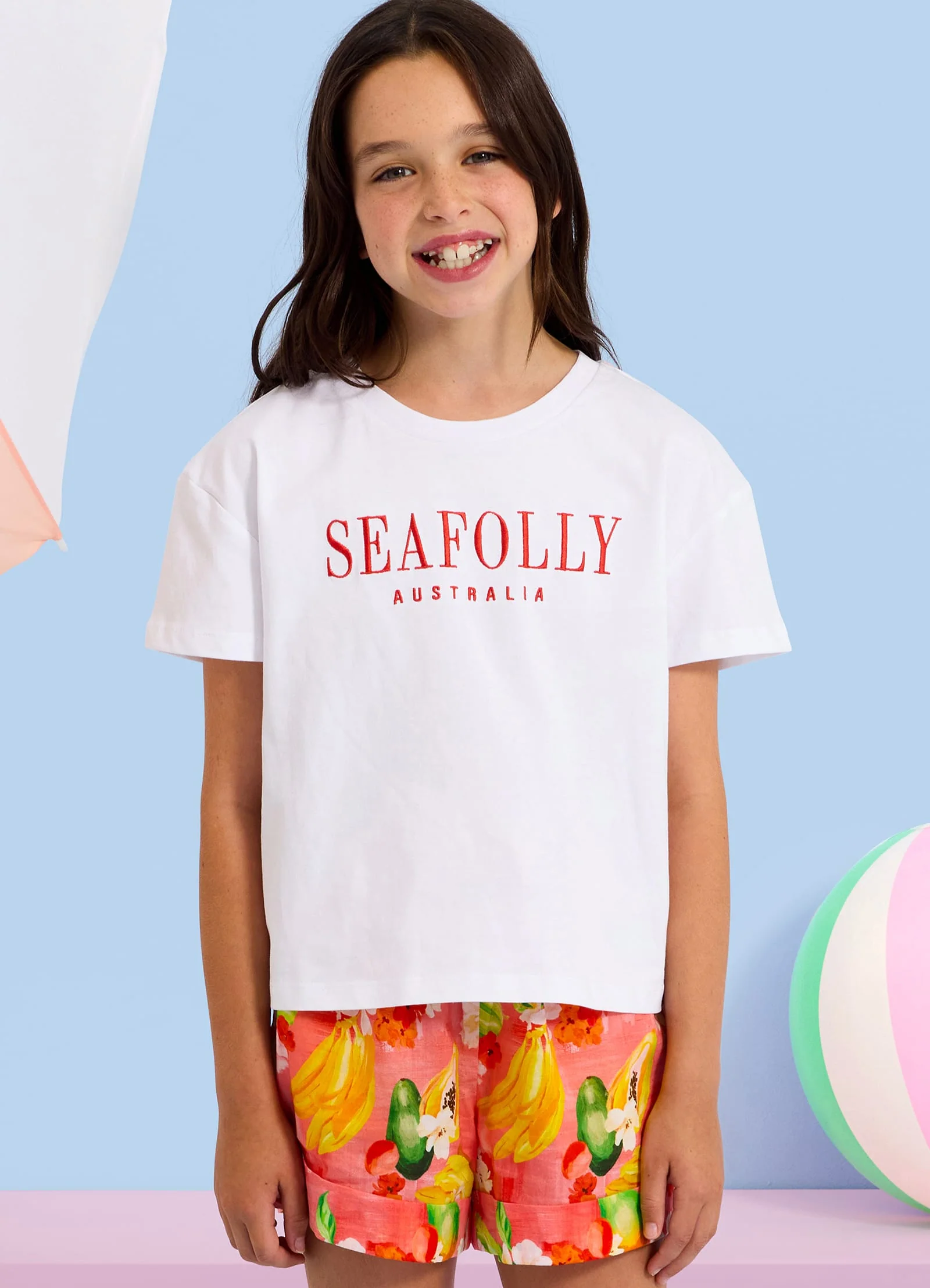 Tropique Cropped Tee - Cloud Dancer - Image 2