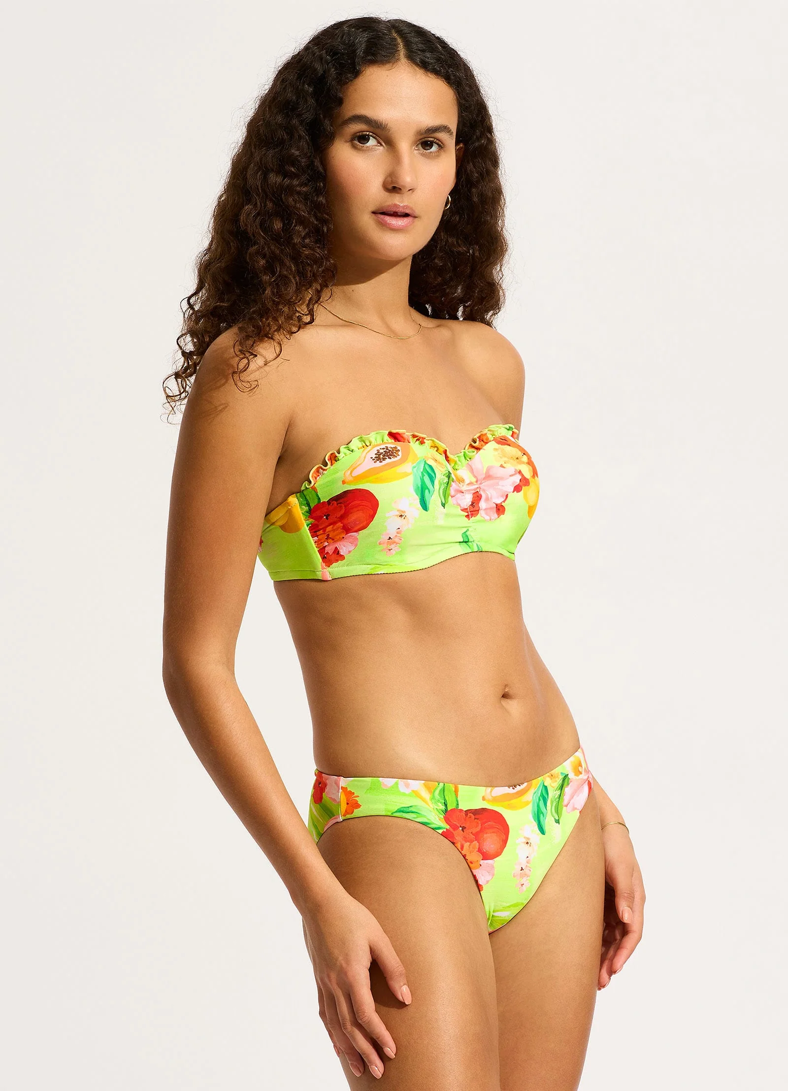 Tropique Hipster Bikini Bottom - Aloe Gel - Image 3