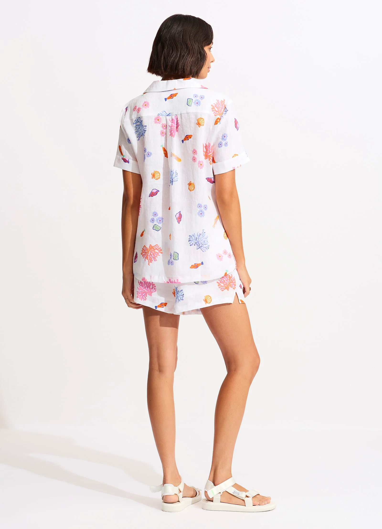 Under The Sea Beach Shirt - White - Image 4