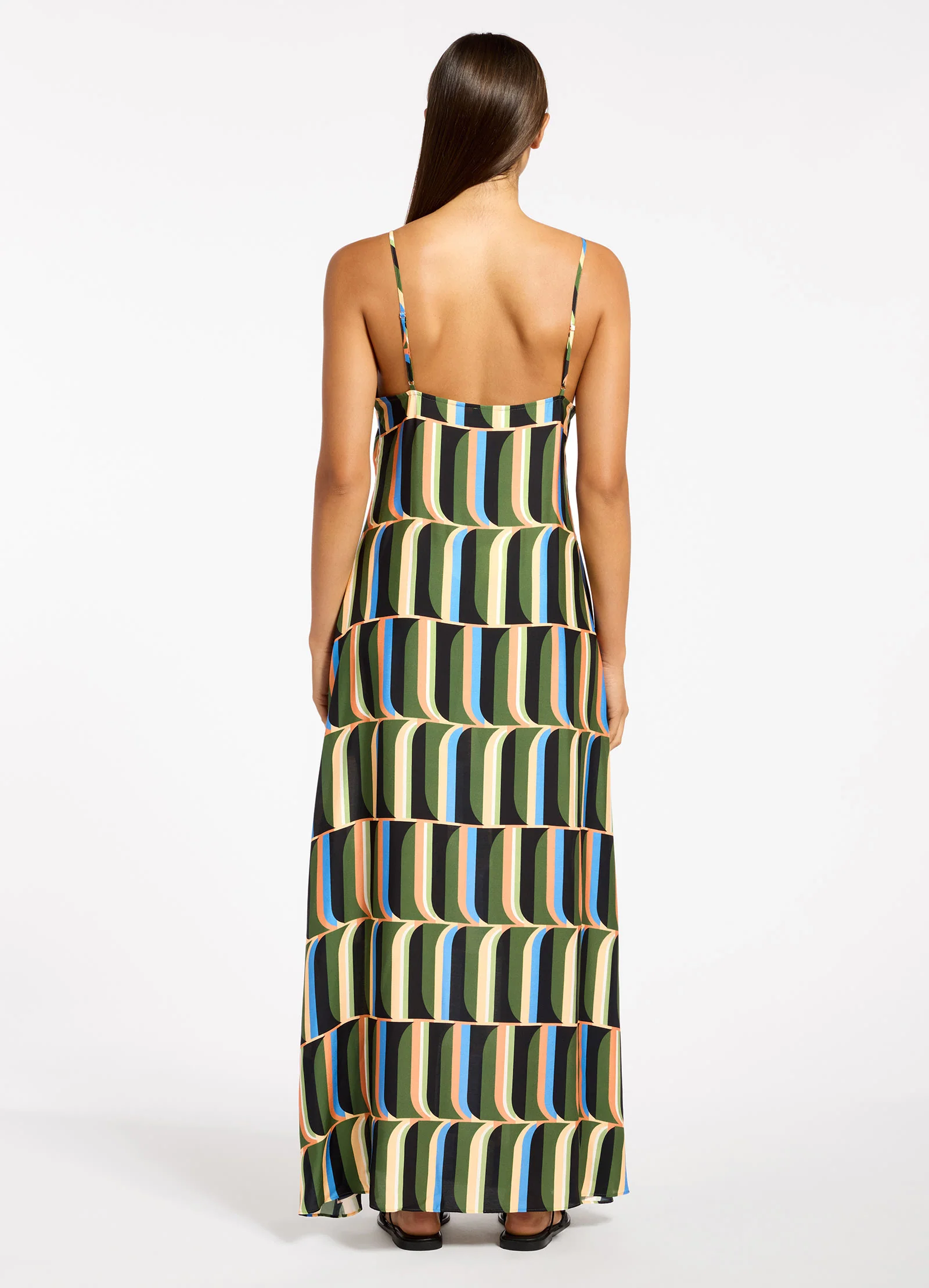 Urban Geo Slip Maxi Dress - Image 2