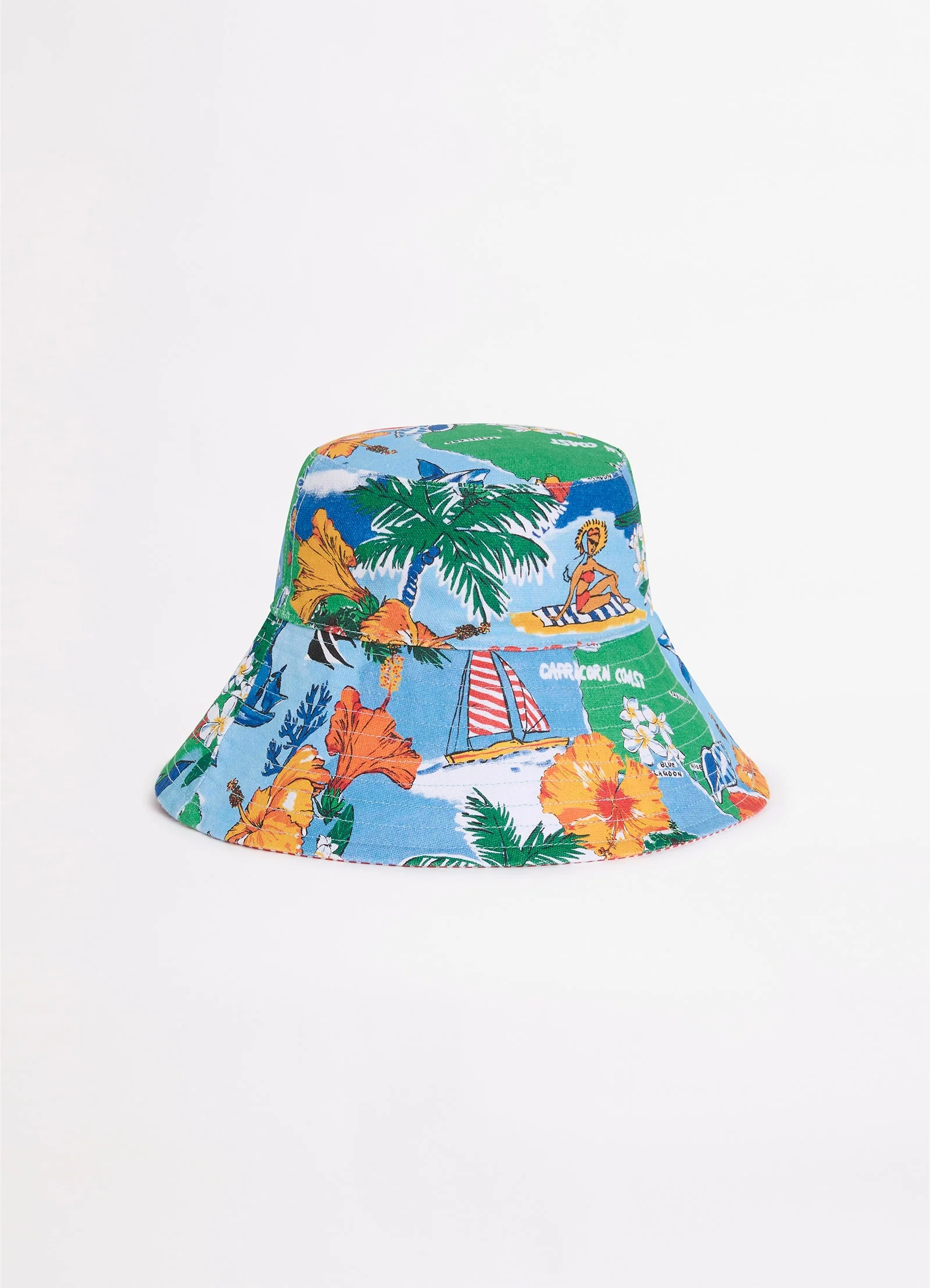 Viva Vacation Oversized Bucket Hat - Image 2