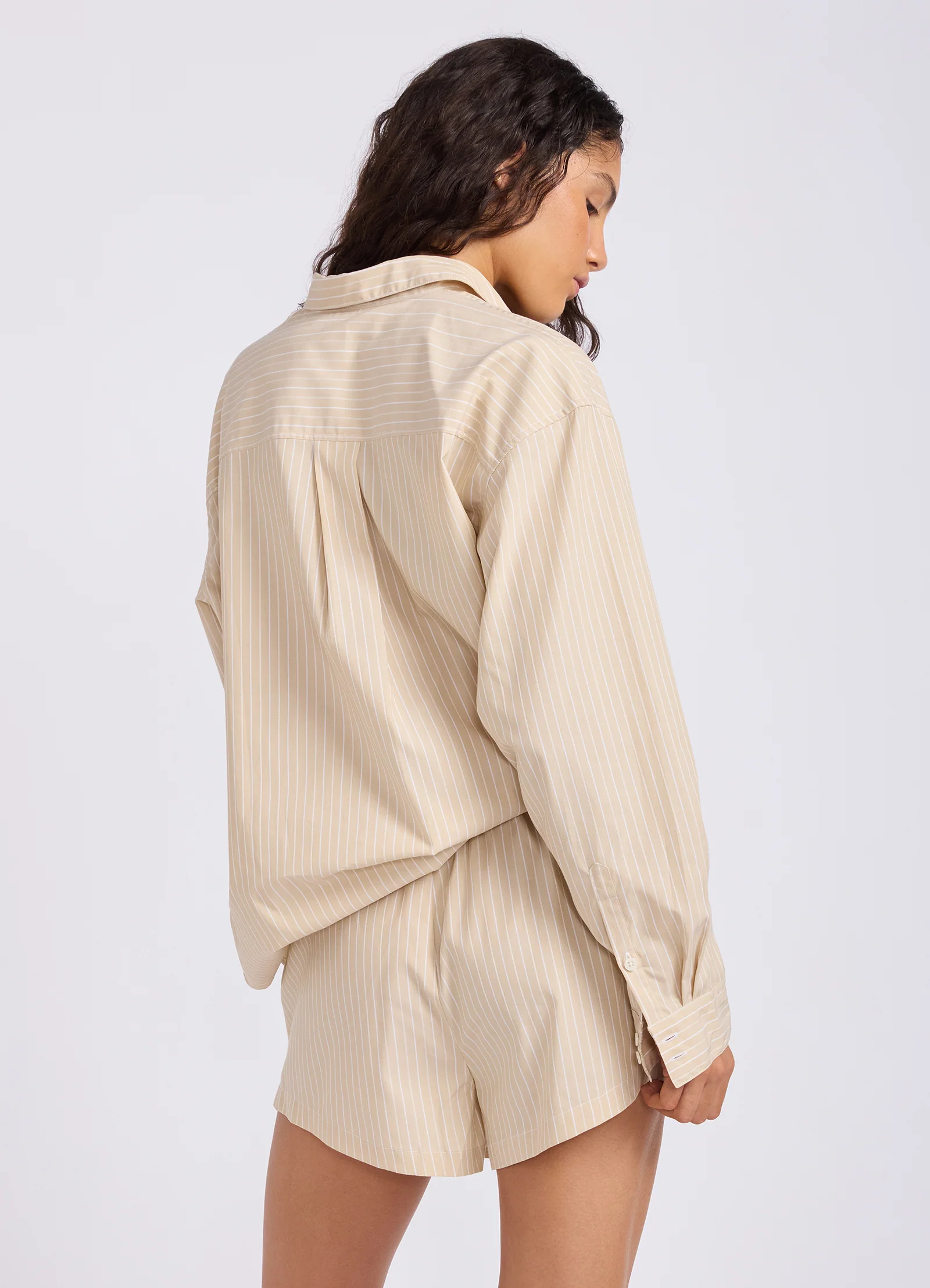 Stripe Drawstring Shorts - Image 4
