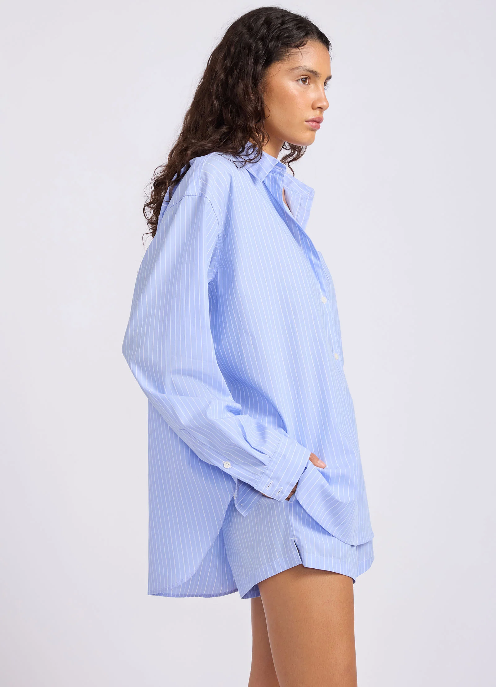 Stripe Oversized Shirt - Image 3