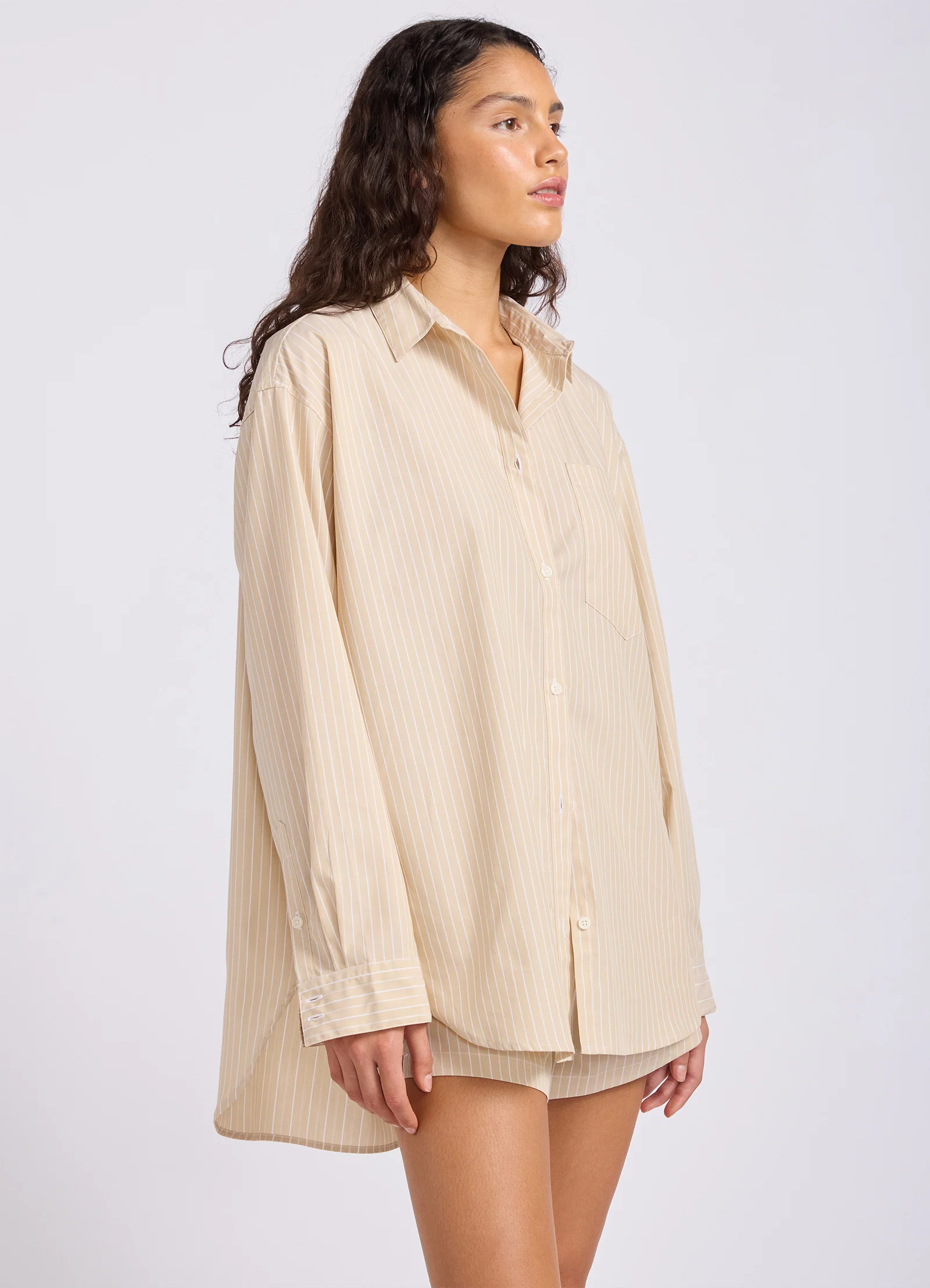Stripe Oversized Shirt - Image 3