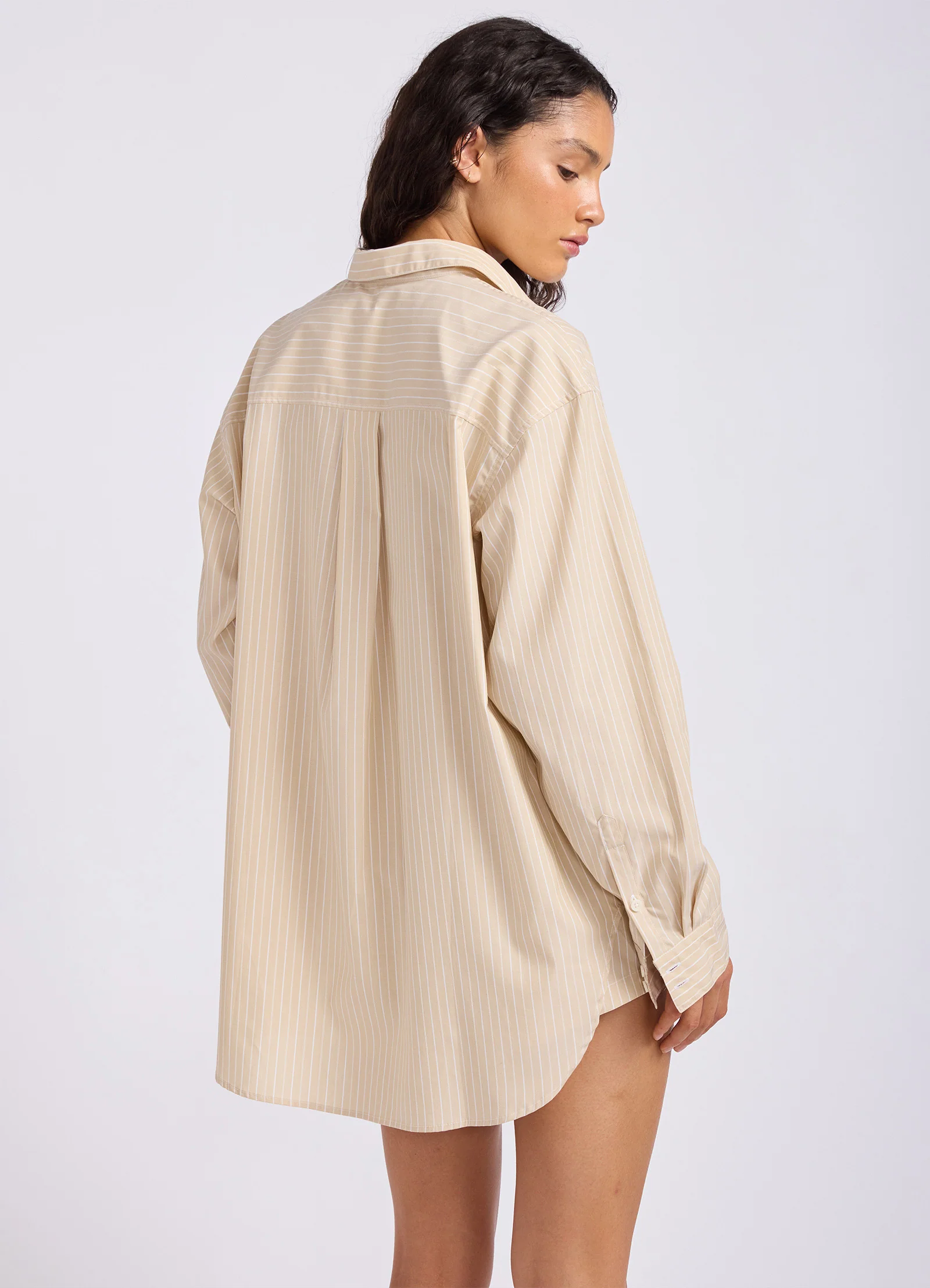 Stripe Oversized Shirt - Image 4