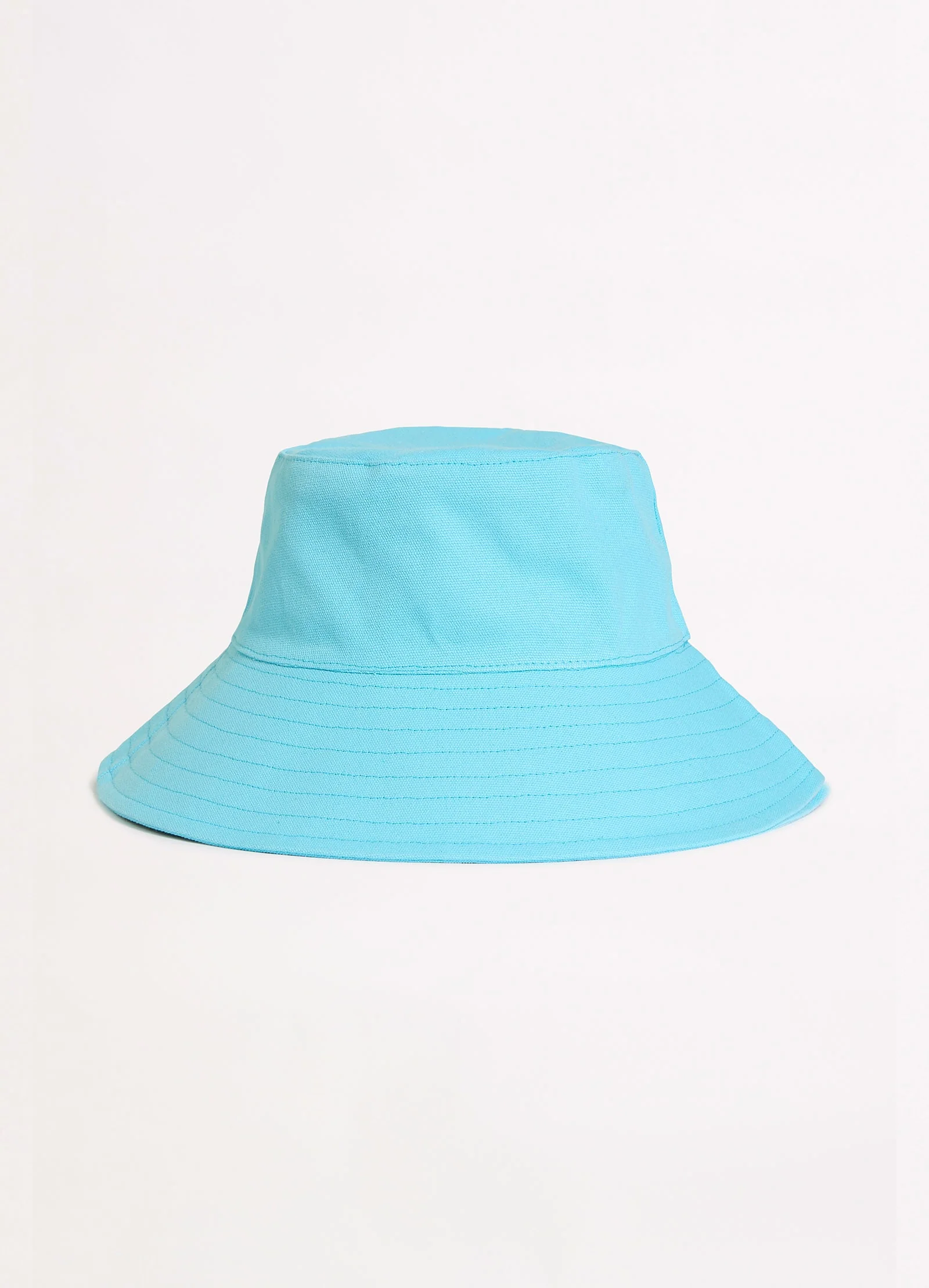 Wish You Were Here Canvas Bucket Hat - Atoll Blue - Image 4