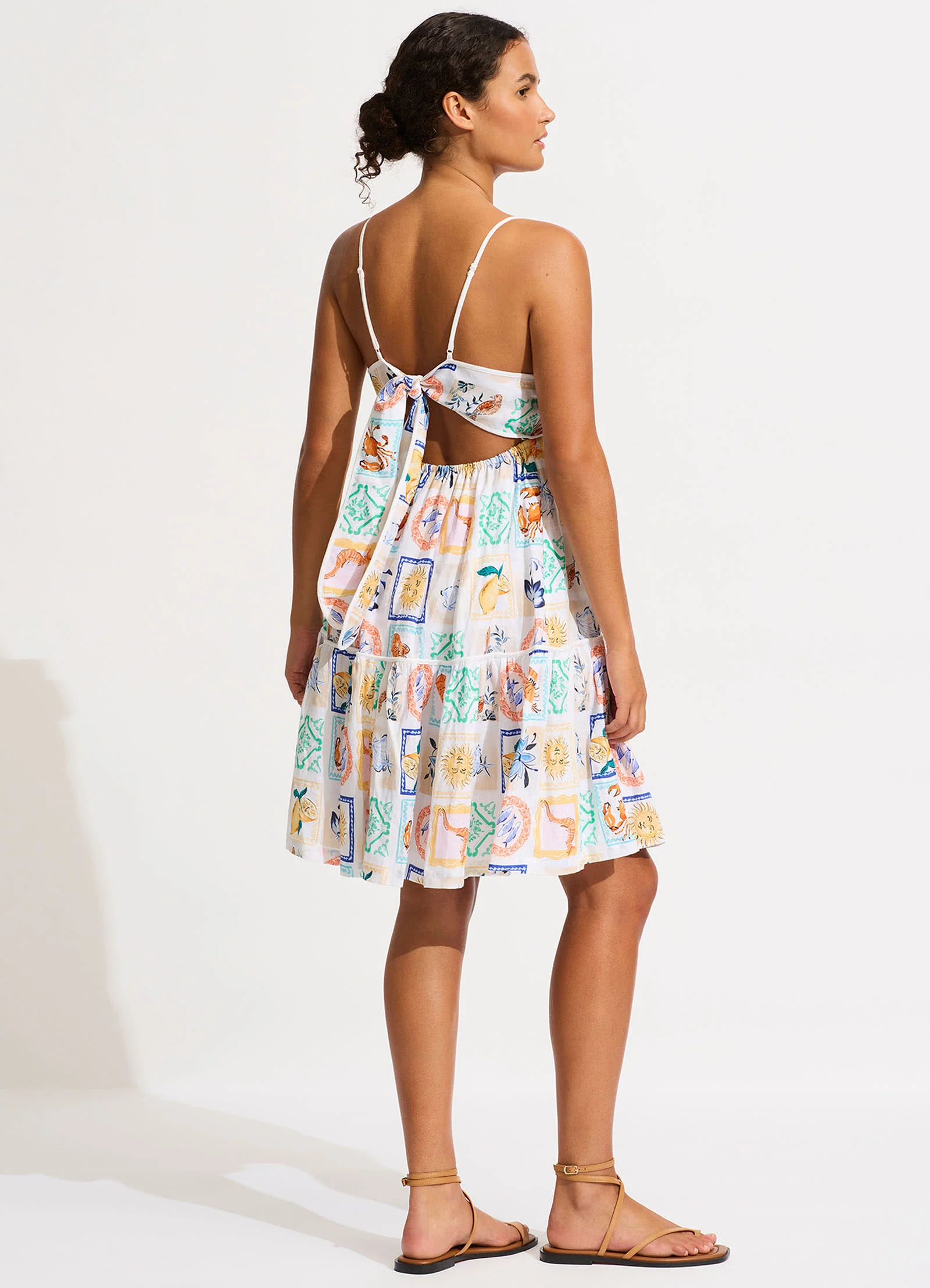 Wish You Were Here Mini Dress - Atoll Blue - Image 3