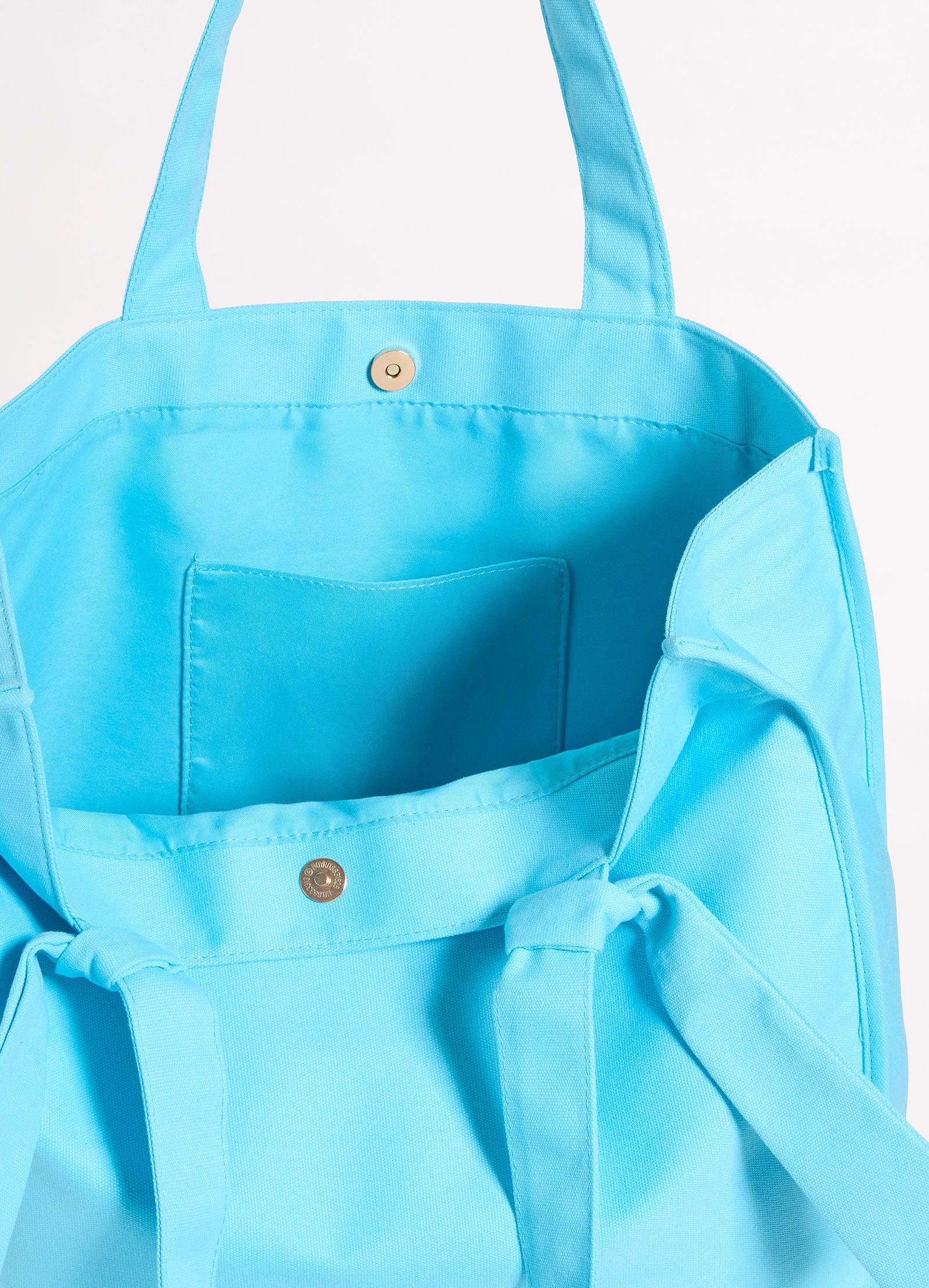 Wish You Were Here Tie Strap Tote Bag - Atoll Blue - Image 4