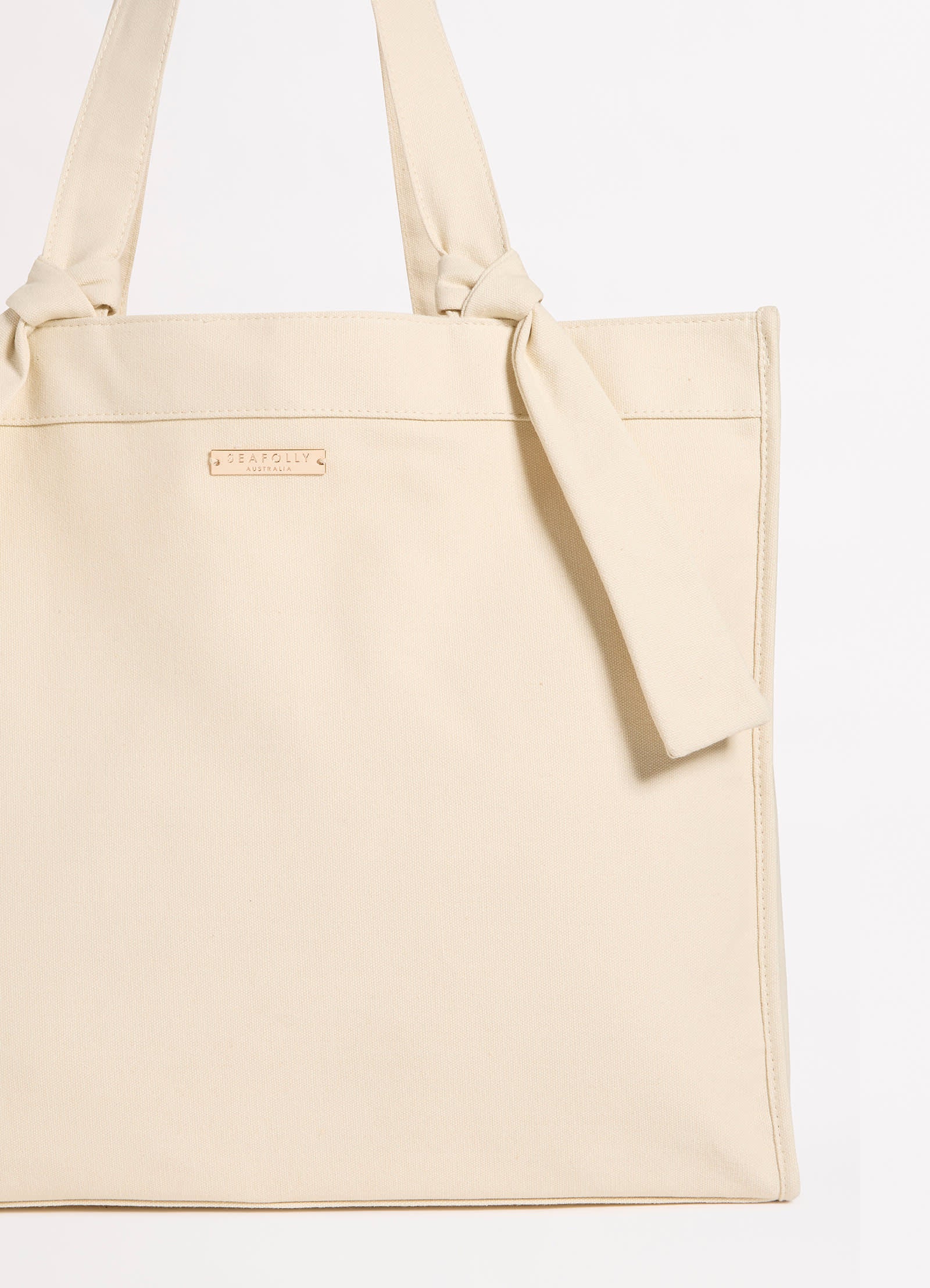 Wish You Were Here Tie Strap Tote Bag - Sand - Image 3
