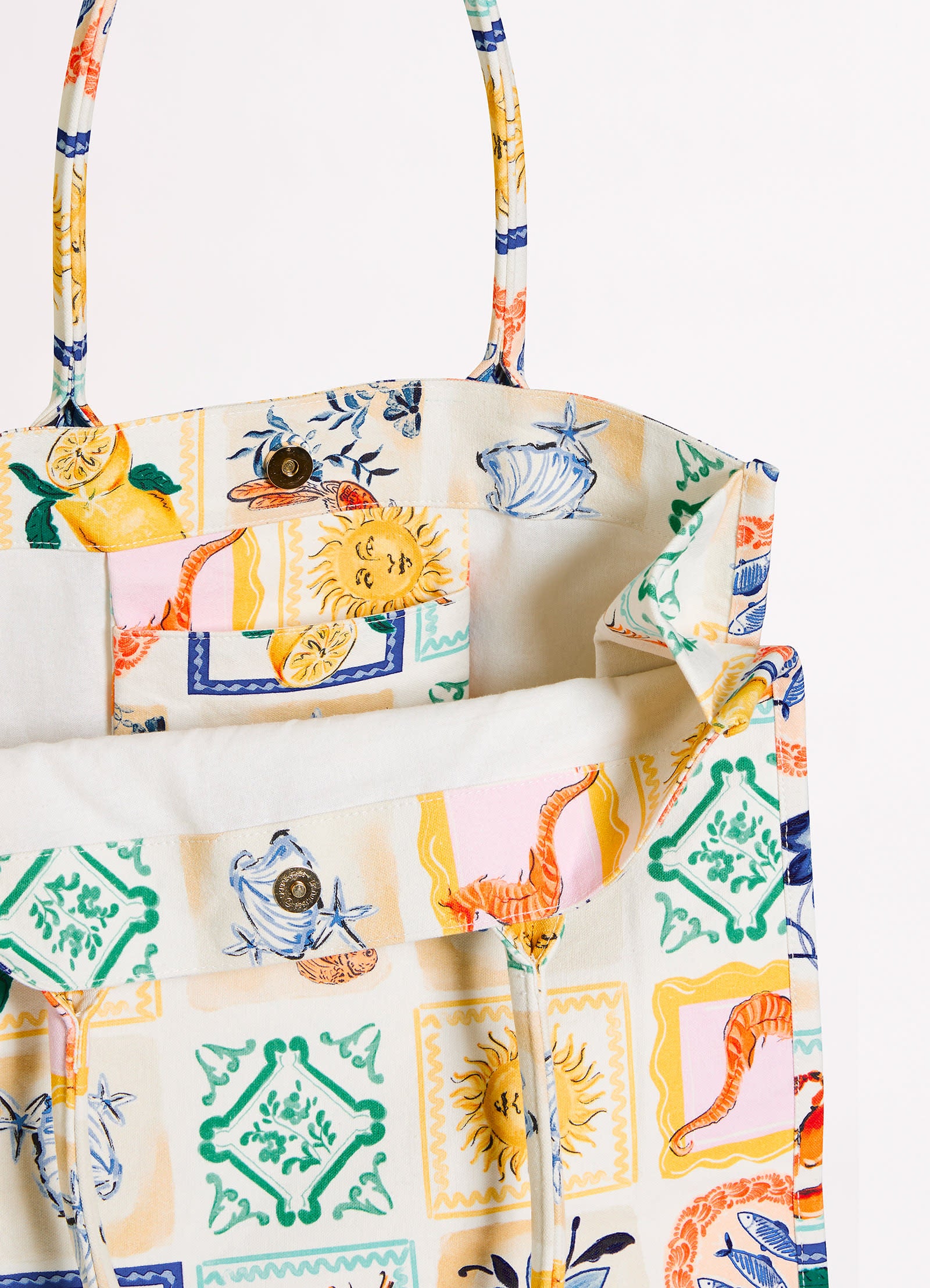 Wish You Were Here Tote Bag - Atoll Blue - Image 4