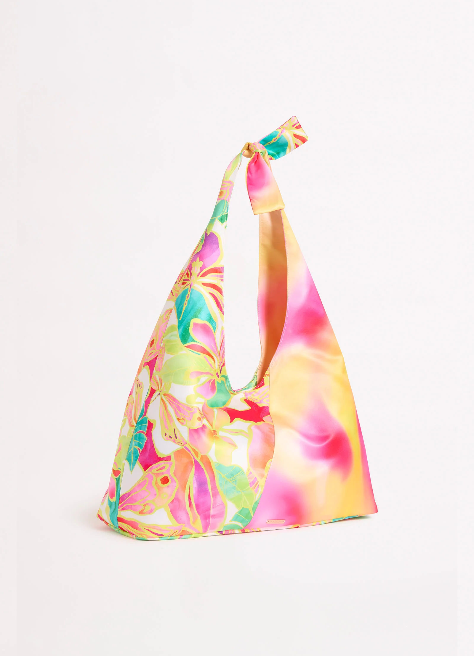 Wonderland Spliced Shopper Bag - Fuchsia Rose - Image 2