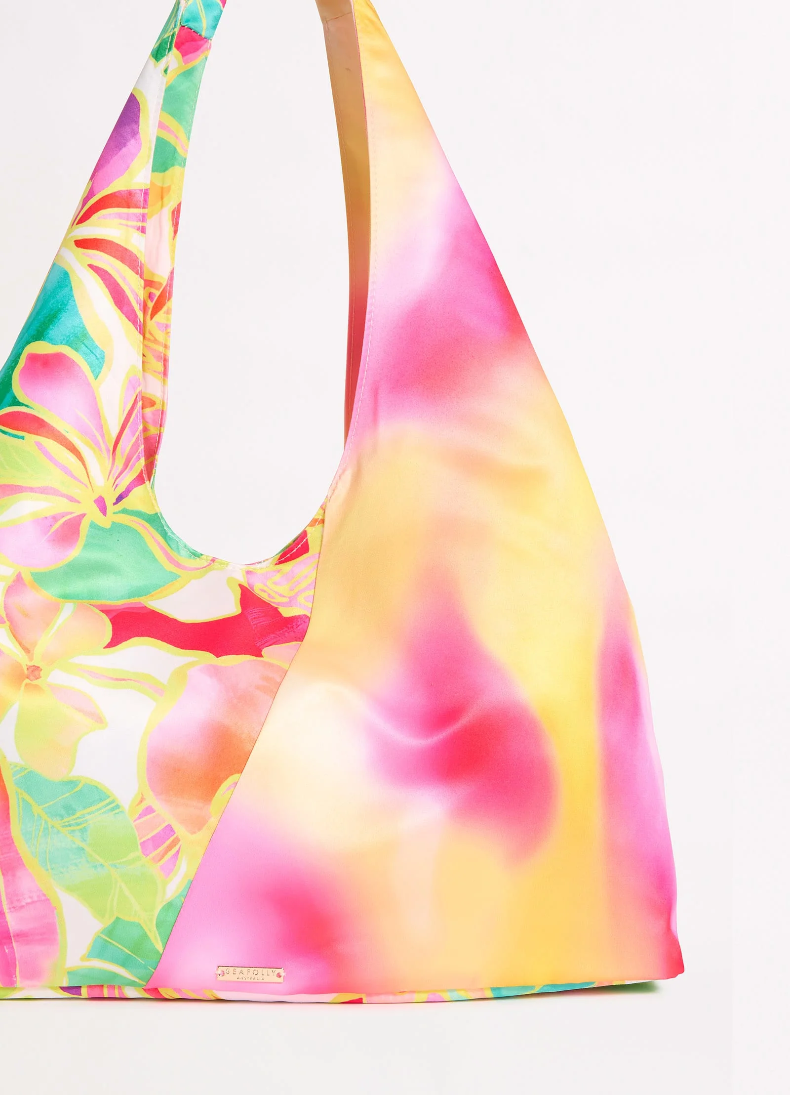 Wonderland Spliced Shopper Bag - Fuchsia Rose - Image 3