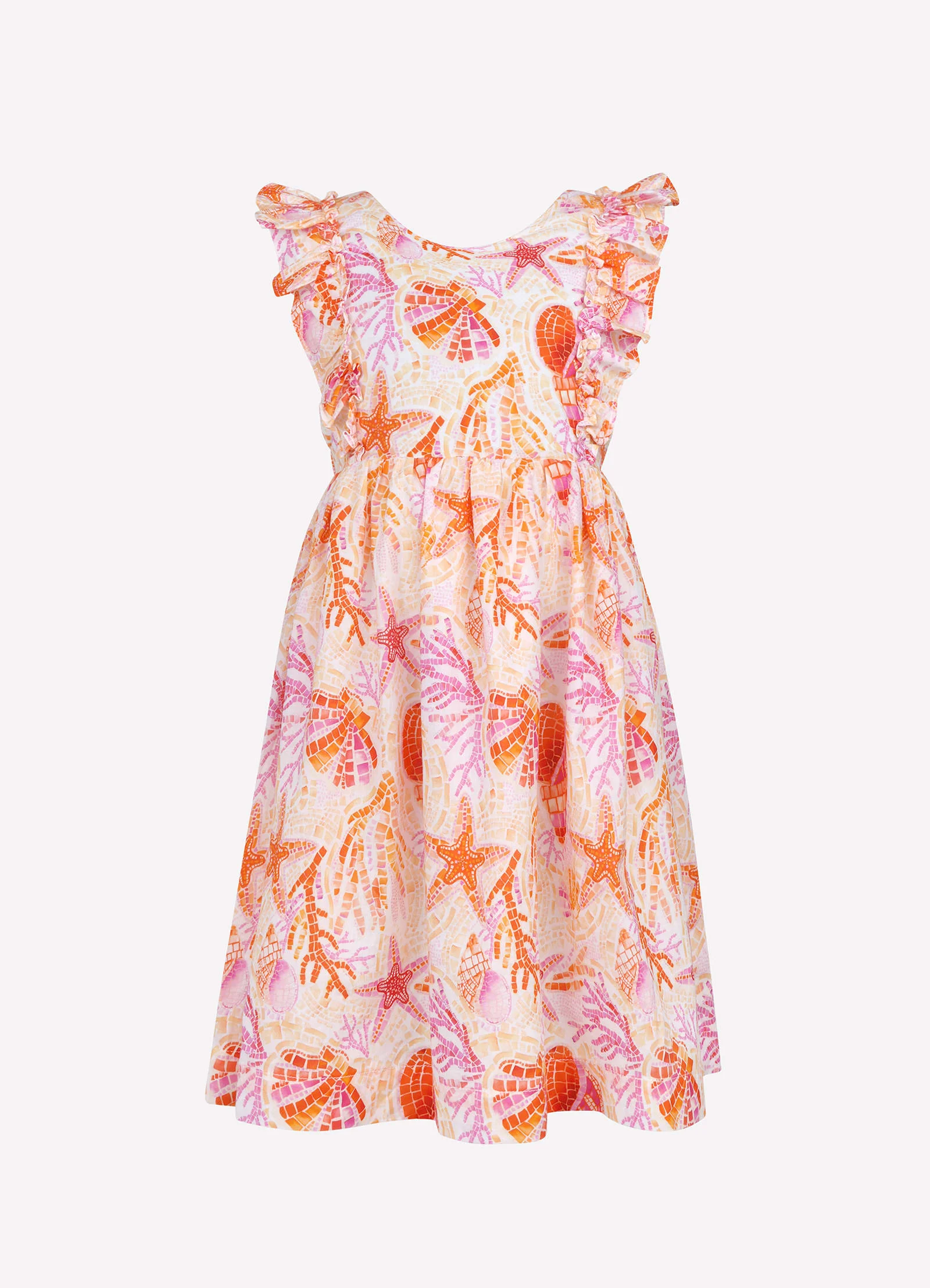 Yardage Frill Dress - La Mer - Image 3