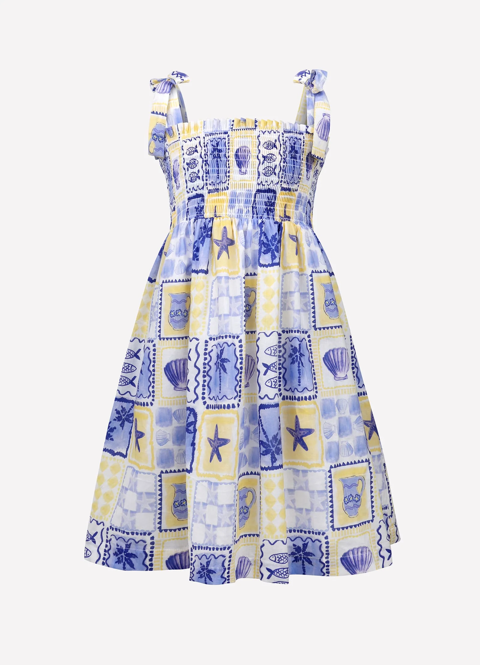 Yardage Shirred Dress - Palma - Image 2