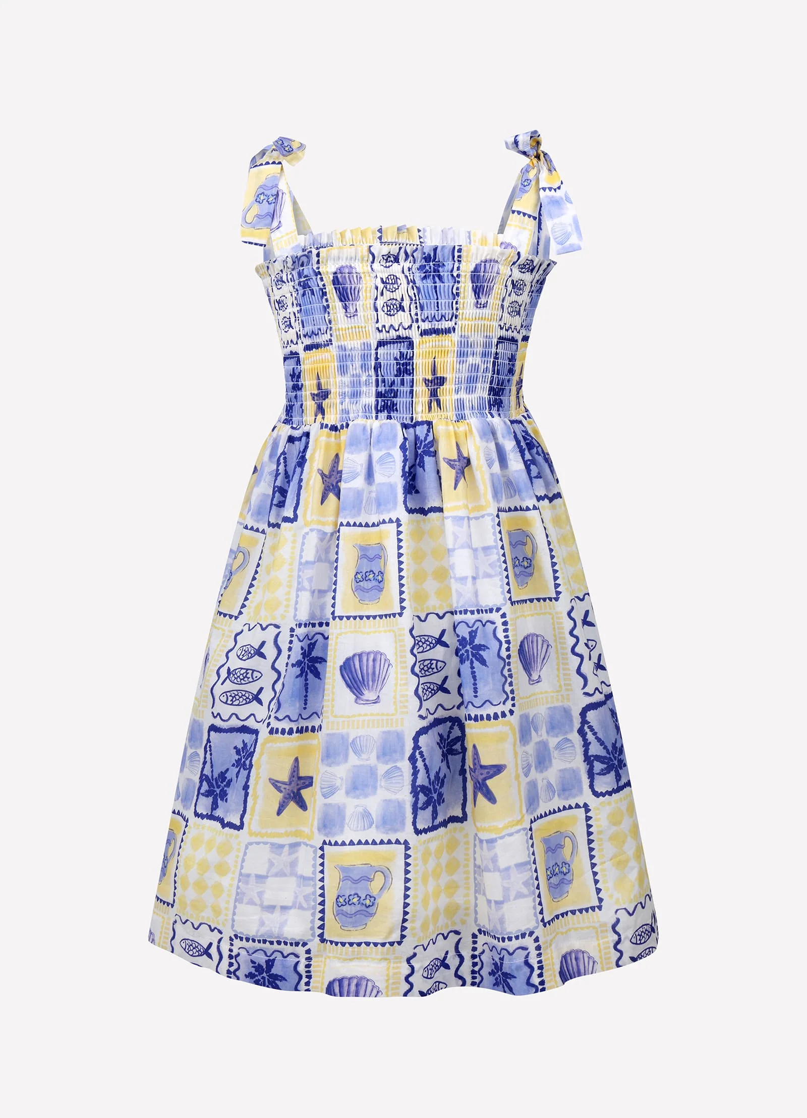 Yardage Shirred Dress - Palma - Image 3