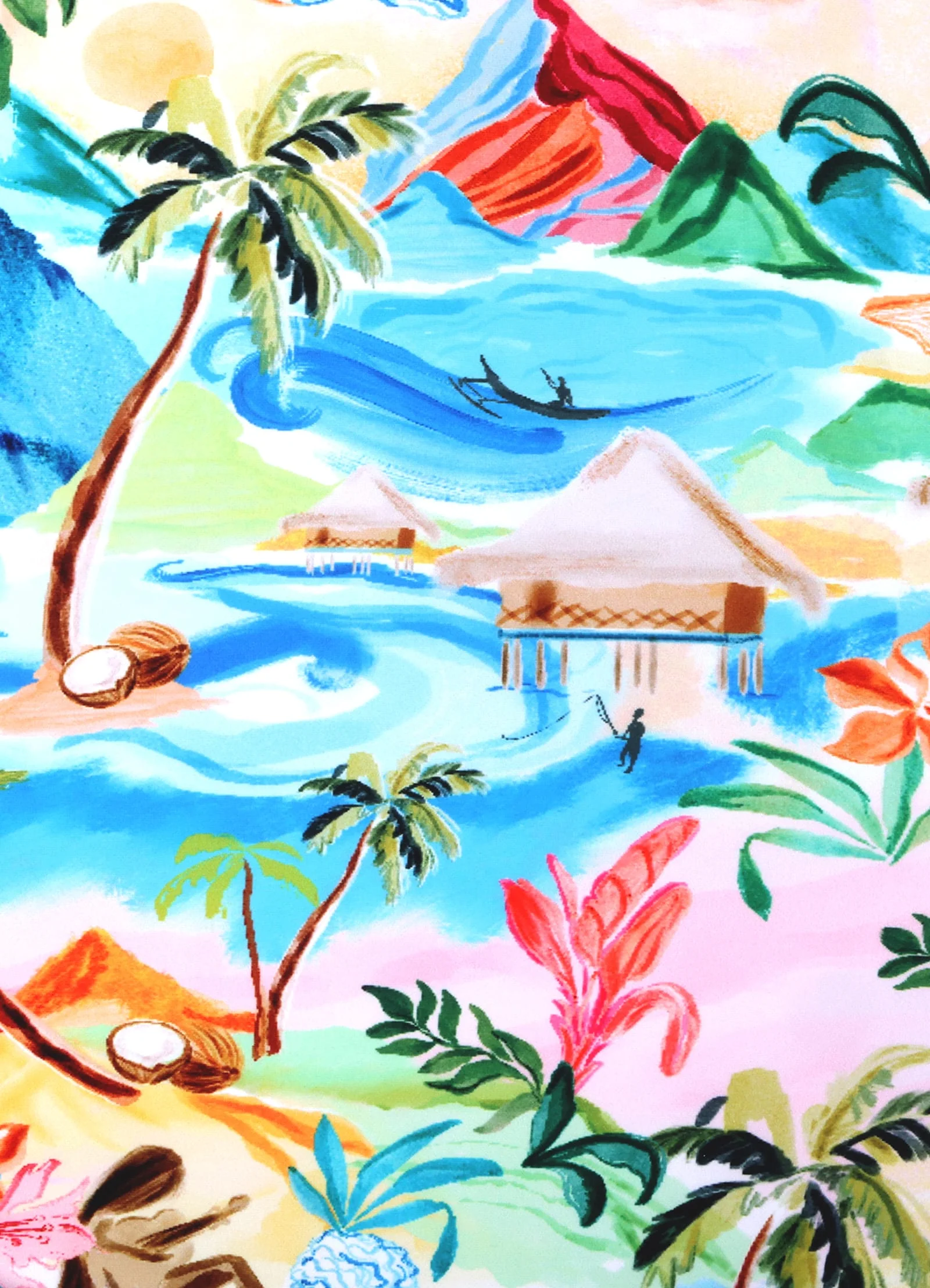 Yardage Shirred Dress - South Pacific - Image 4
