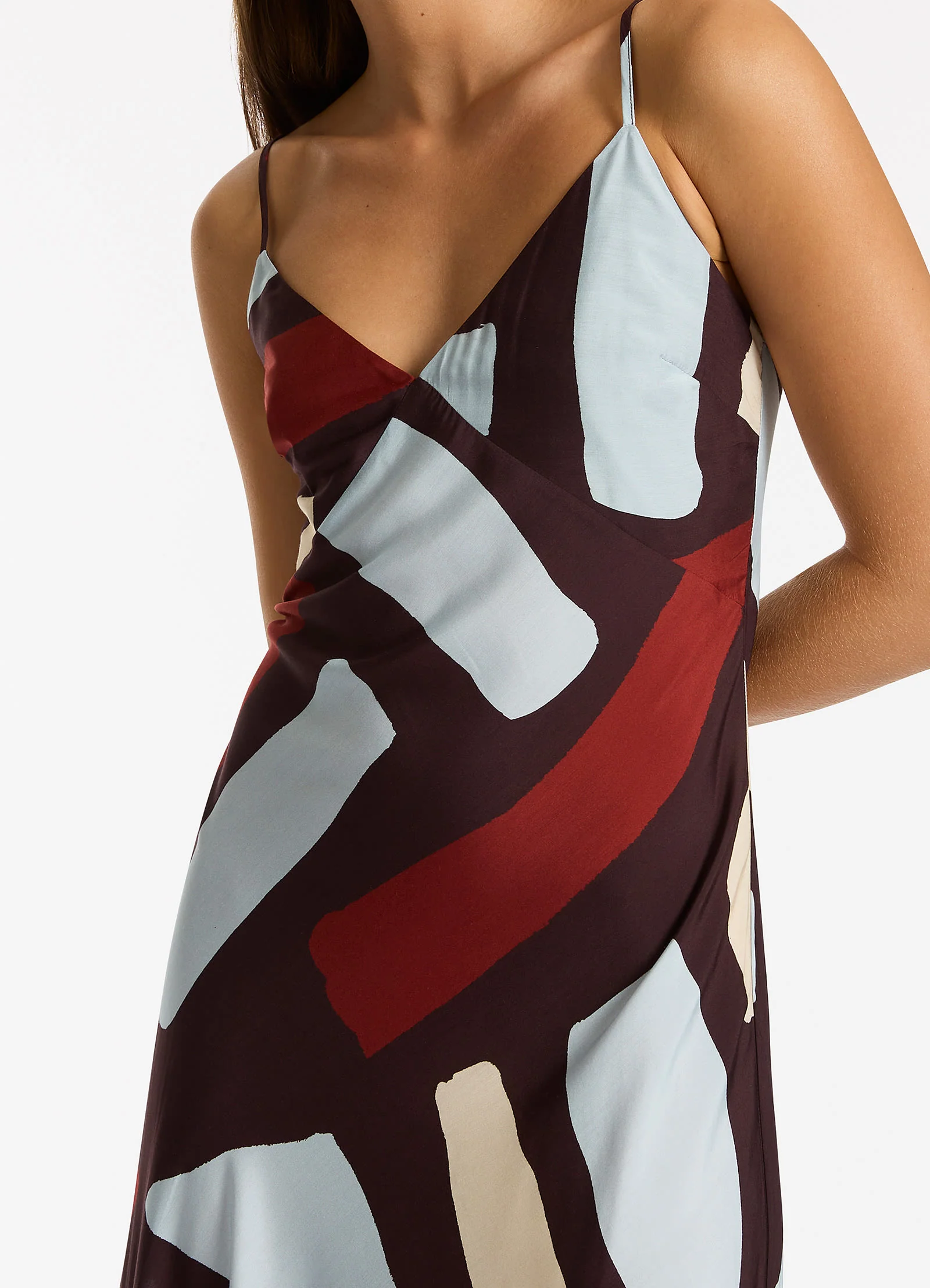 Zarla Slip Maxi Dress - Ruby - Image 4
